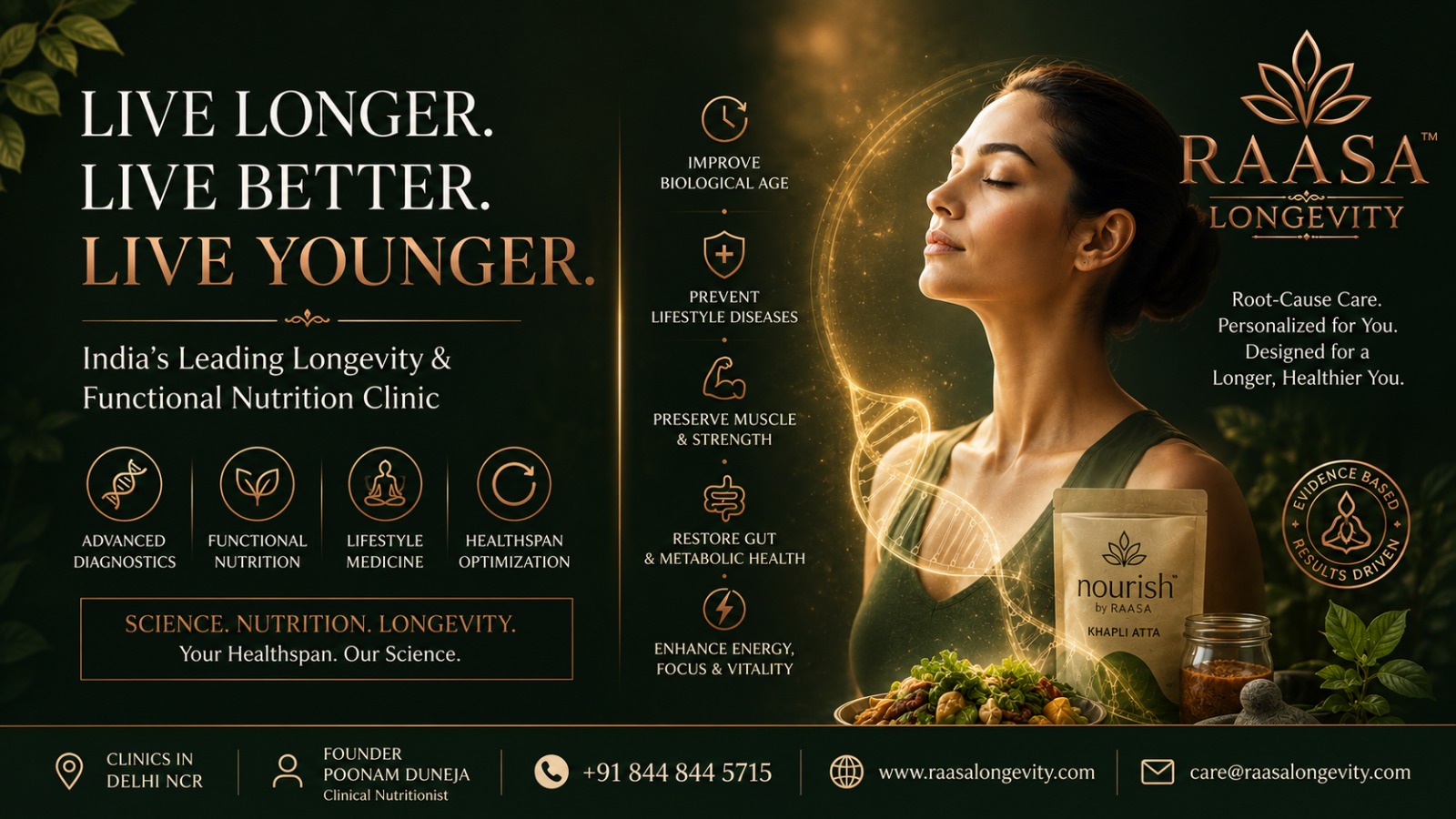 Best Longevity Clinic in Delhi - Optimize Your Healthspan with RAASA Longevity