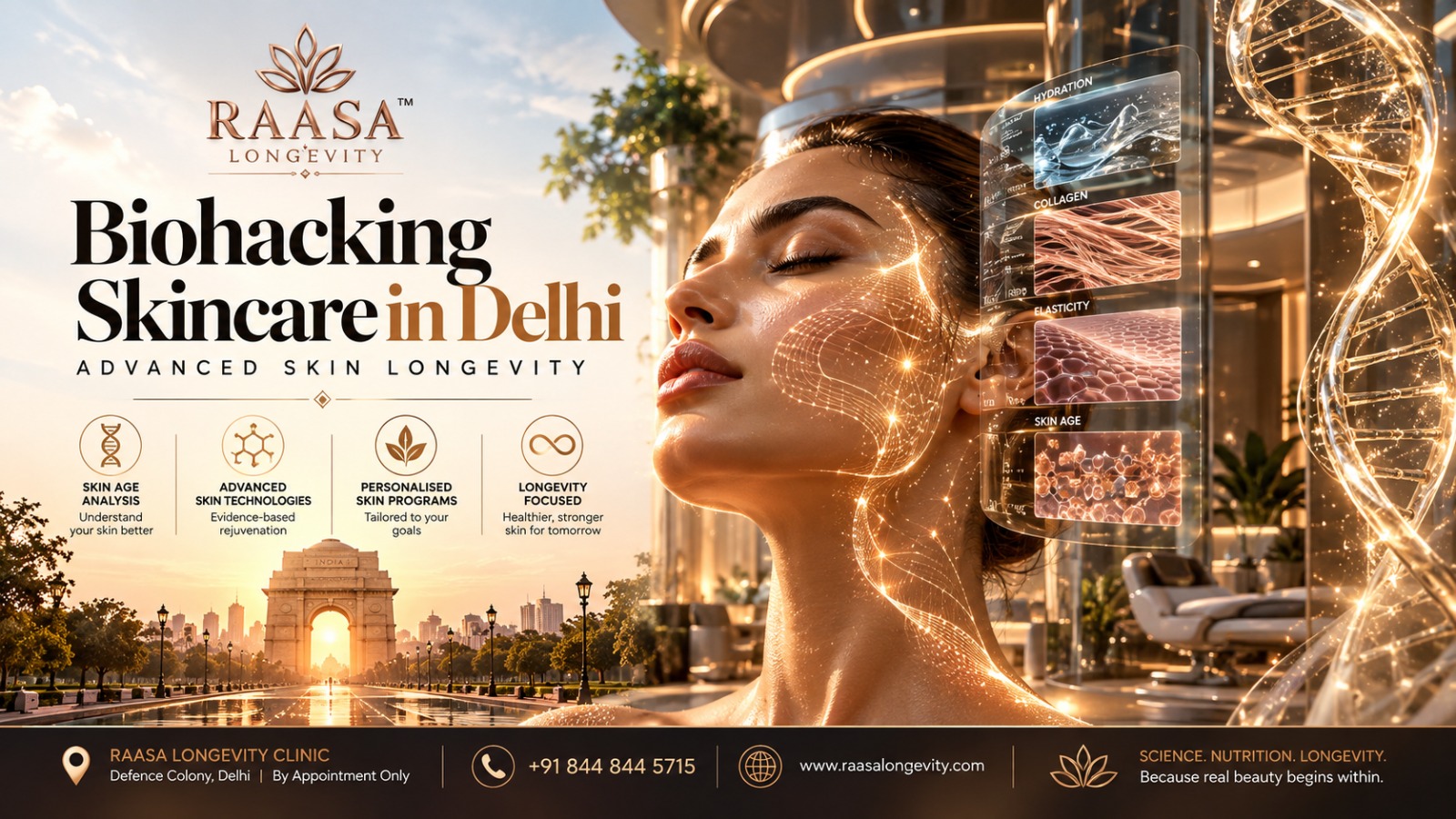 Biohacking Skincare in Delhi Advanced Skin Longevity
